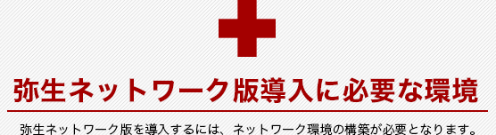 弥生ネットワーク版導入に必要な環境